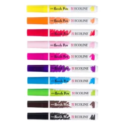 Talens Ecoline Brush Pen Sett 10stk – Bright