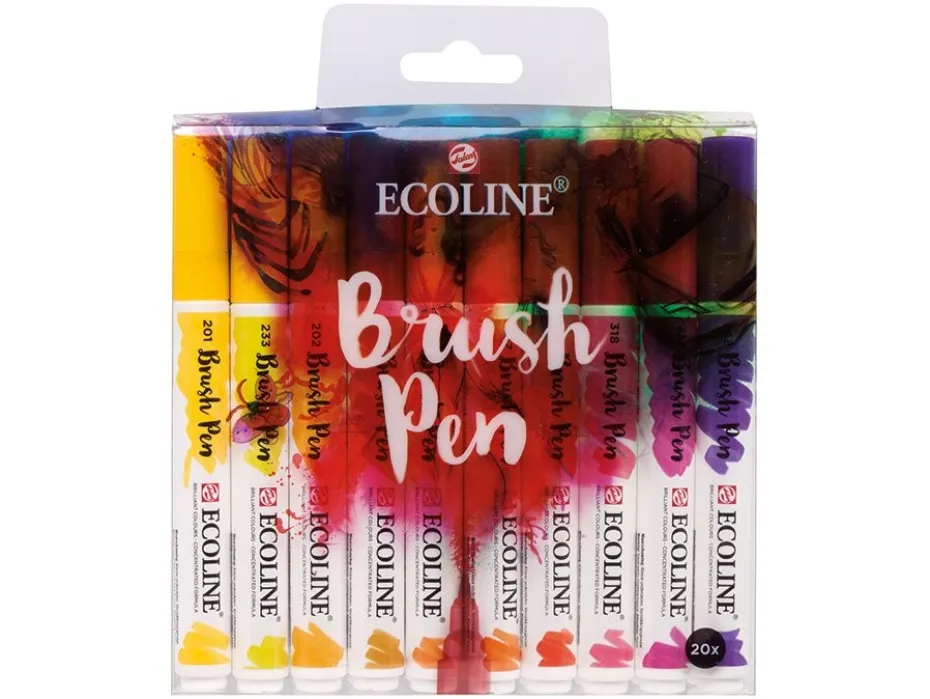 Talens Ecoline Brush Pen Sett 20stk – Landscape