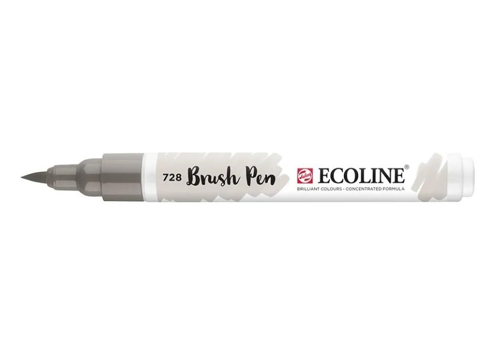 Talens Ecoline Brush Pen – 728 Warm Grey Light