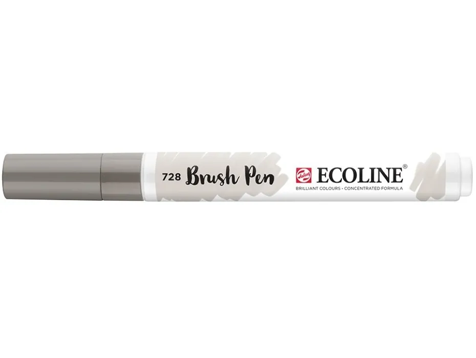Talens Ecoline Brush Pen – 728 Warm Grey Light