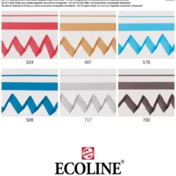 Talens Ecoline Duotip Marker Set 6stk – Urban Landscape