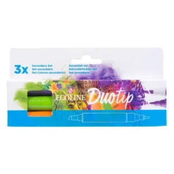 Talens Ecoline Duotip Marker Set 3stk – Secondary