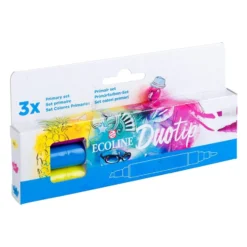 Talens Ecoline Duotip Marker Set 3stk – Primary