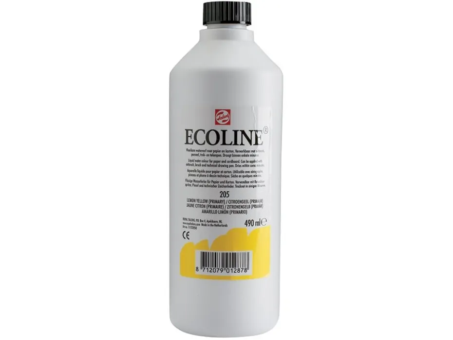 Talens Ecoline 490ml – 205 Lemon Yellow