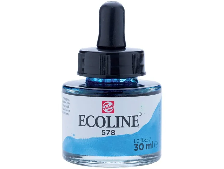 Talens Ecoline 30ml – 578 Sky blue (cyan)