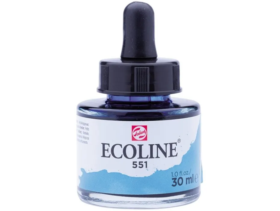 Talens Ecoline 30ml – 551 Sky Blue Light