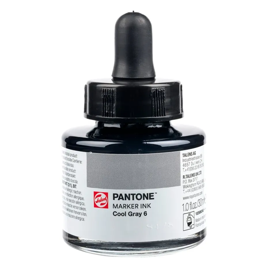 Talens Pantone Marker Ink 30ml – Cool Gray 6