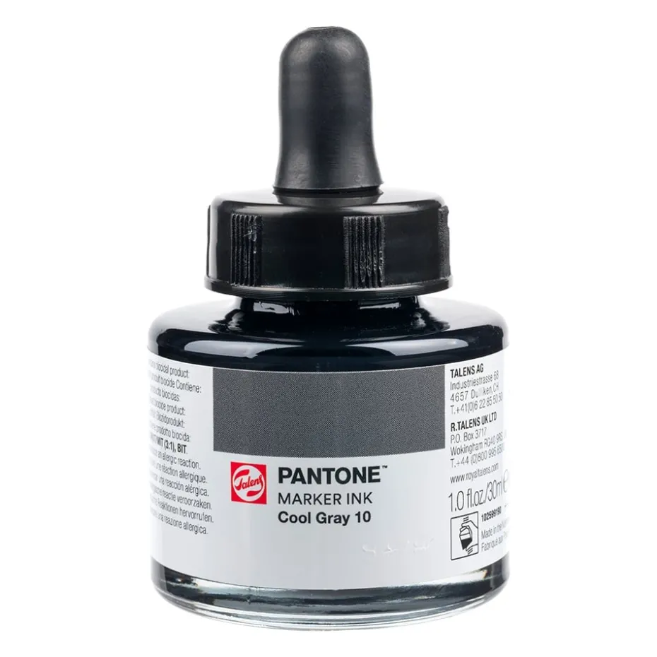 Talens Pantone Marker Ink 30ml – Cool Gray 10