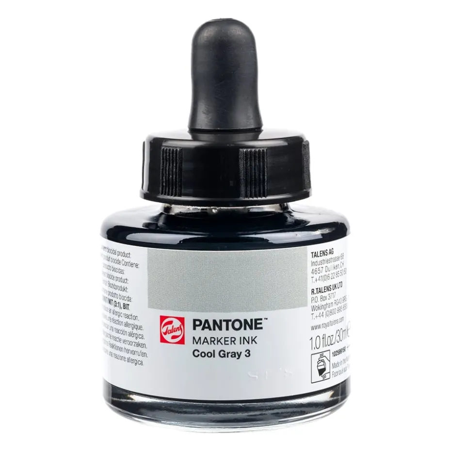 Talens Pantone Marker Ink 30ml – Cool Gray 3