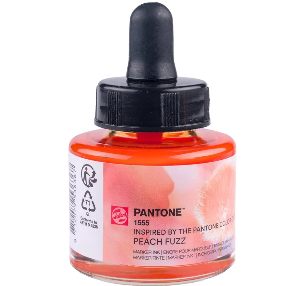 Talens Pantone Marker Ink 30ml – 1555 Peach Fuzz