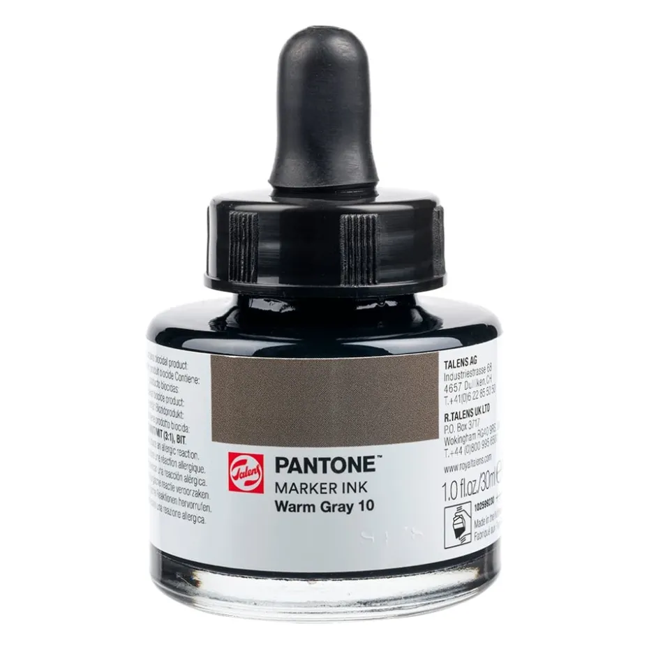 Talens Pantone Marker Ink 30ml – Warm Gray 10