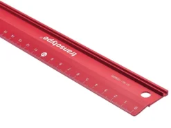 Transotype Non-slip Aluminium Ruler 30cm