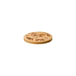 Treknapp 454484 Handmade with love 2-hulls – 15mm – 16 Natur