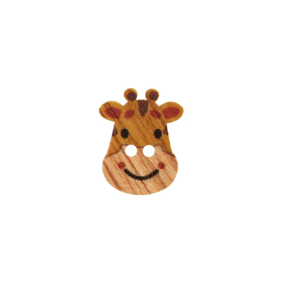 Treknapp 454292 2-hull 15mm GIRAFF 40 Curry