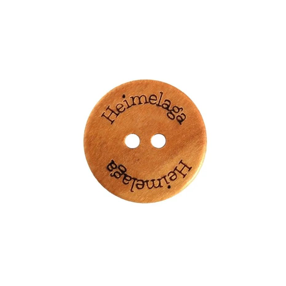 Treknapp – 2-hull 18mm – Heimelaga