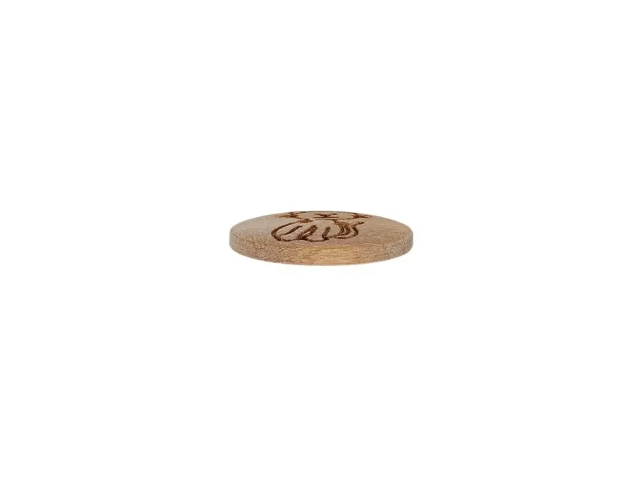 Treknapp 451020 2-hull 15mm – 901 Katt