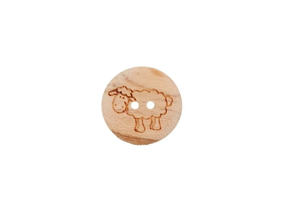 Treknapp 451020 2-hull 15mm – 903 Sau