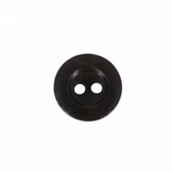 Treknapp – 2-hull 15mm – Sort