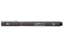 Uni pin Fineliner 01 – Mørk grå