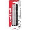 Uni pin Fineliner Sett 3stk – 01 – 05 Lys grå – Brush Sort