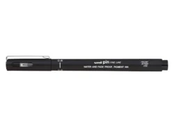 Uni pin Fineliner 08 – Sort