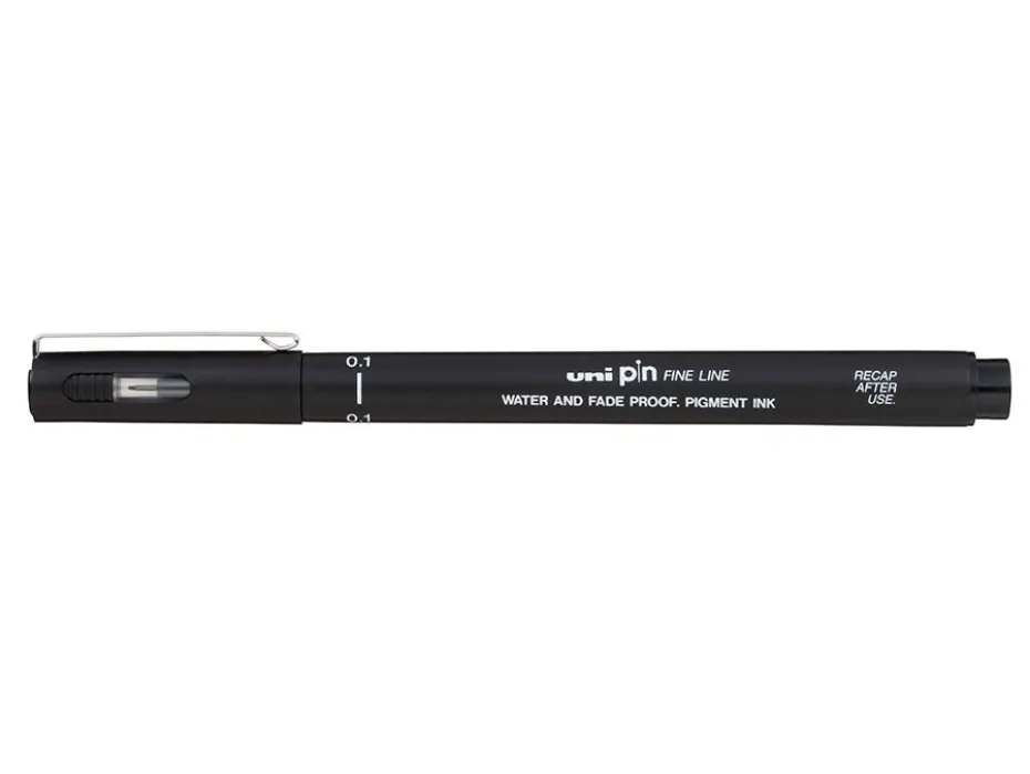 Uni pin Fineliner 01 – Sort