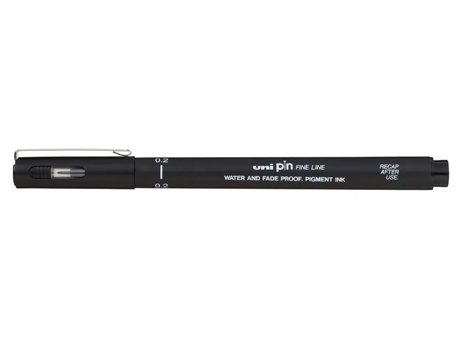Uni pin Fineliner 02 – Sort