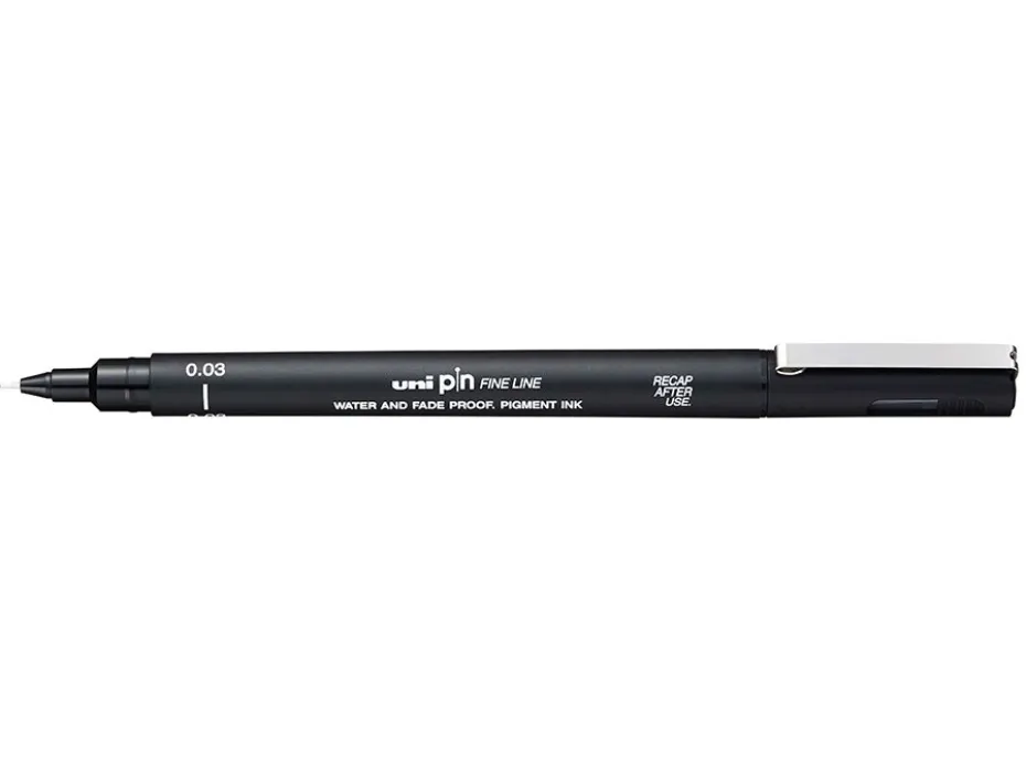 Uni pin Fineliner 003 – Sort