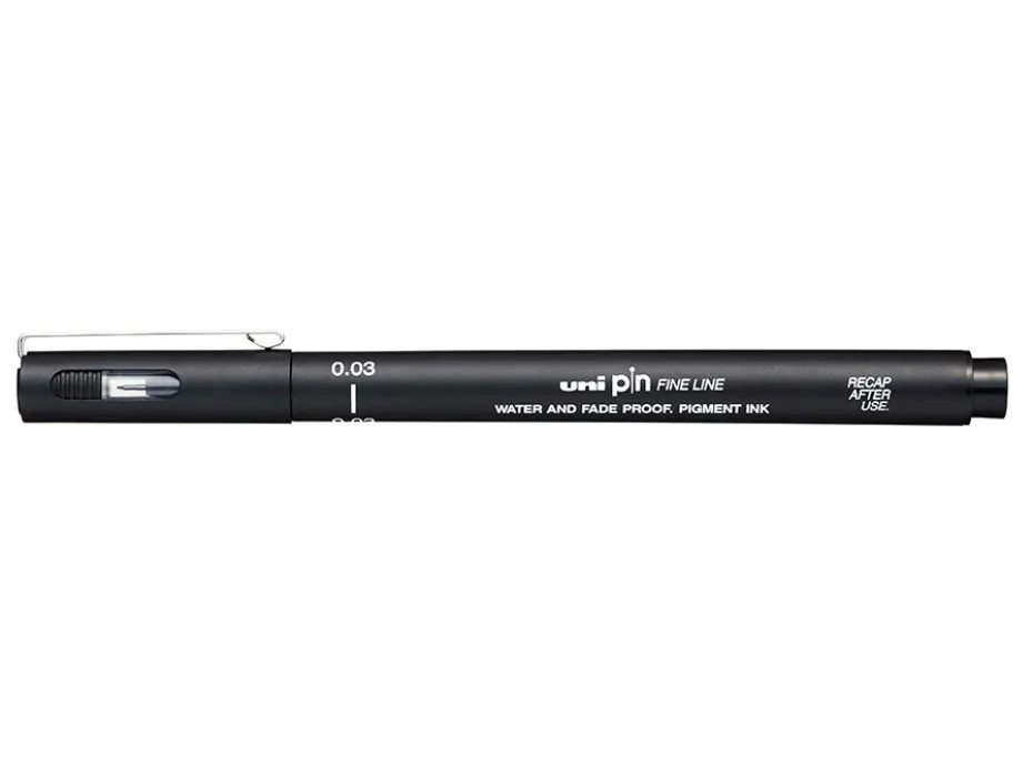 Uni pin Fineliner 003 – Sort