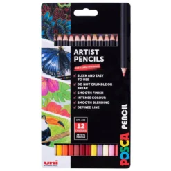 Uni Posca Fargeblyant Mixsett 1 – 12stk