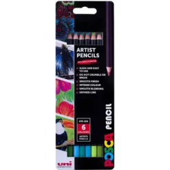 Uni Posca Fargeblyant Mixsett 4 – 6stk