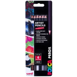 Uni Posca Fargeblyant Mixsett 6 – 6stk