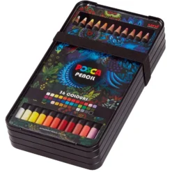 Uni Posca Fargeblyant Standardsett 36stk