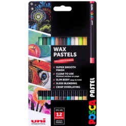 Uni Posca Pastel Mixsett 2 – 12stk