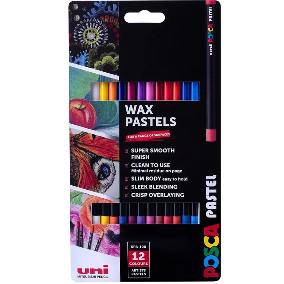 Uni Posca Pastel Mixsett 1 – 12stk