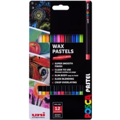 Uni Posca Pastel Standardsett 12stk