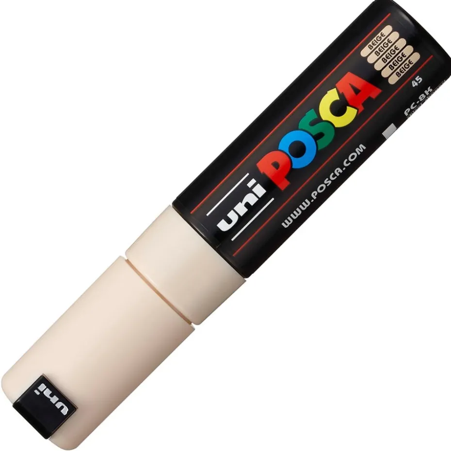 Uni POSCA PC-8K – Chisel 8mm – 45 Beige