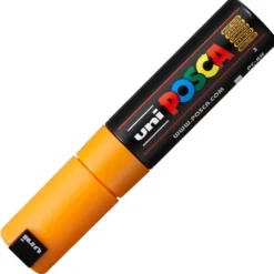 Uni POSCA PC-8K – Chisel 8mm – 3 Bright Yellow