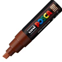 Uni POSCA PC-8K – Chisel 8mm – 21 Brown