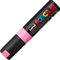 Uni POSCA PC-8K – Chisel 8mm – F13 Fluorescent Pink