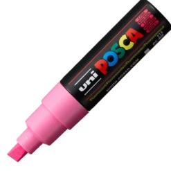 Uni POSCA PC-8K – Chisel 8mm – F13 Fluorescent Pink