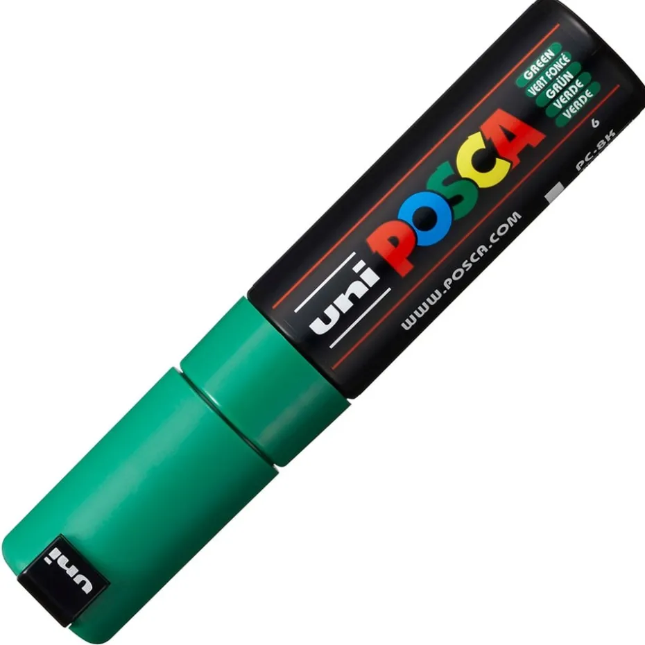 Uni POSCA PC-8K – Chisel 8mm – 6 Green