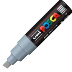 Uni POSCA PC-8K – Chisel 8mm – 37 Grey