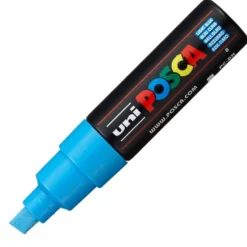 Uni POSCA PC-8K – Chisel 8mm – 8 Light Blue
