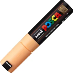 Uni POSCA PC-8K – Chisel 8mm – 54 Light Orange