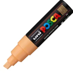 Uni POSCA PC-8K – Chisel 8mm – 54 Light Orange