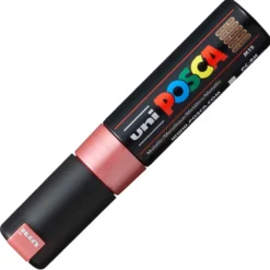 Uni POSCA PC-8K – Chisel 8mm – M15 Metallic Red
