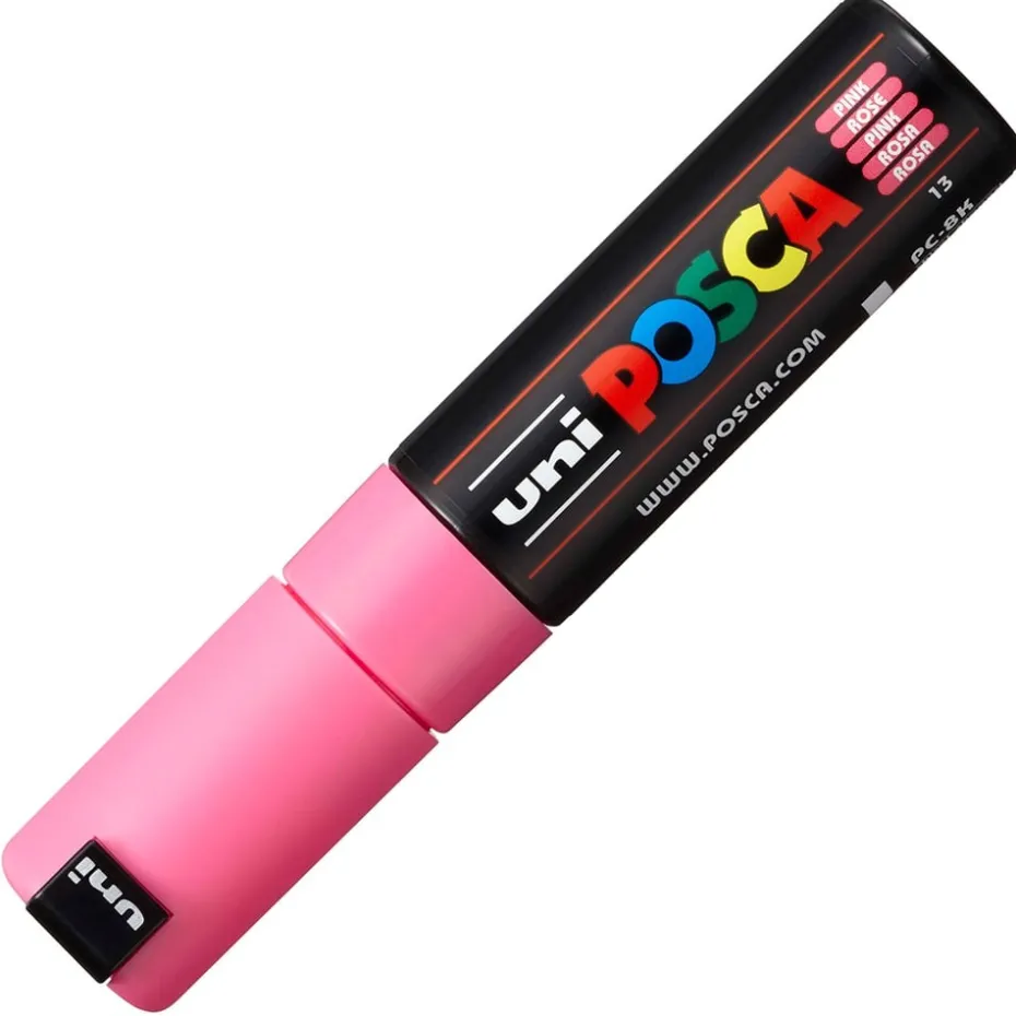 Uni POSCA PC-8K – Chisel 8mm – 13 Pink