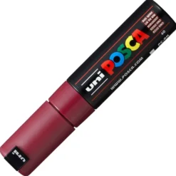Uni POSCA PC-8K – Chisel 8mm – 60 Red Wine