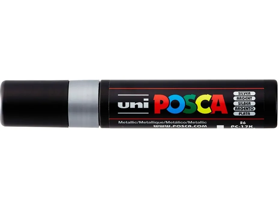 Uni POSCA PC-17K – Extra Broad 15mm – 26 Silver
